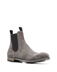 graue Chelsea Boots aus Wildleder von Officine Creative