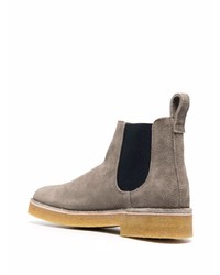 graue Chelsea Boots aus Wildleder von Clarks Originals