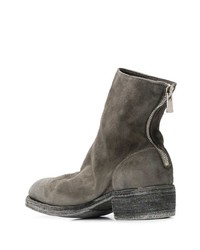 graue Chelsea Boots aus Wildleder von Guidi