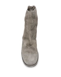 graue Chelsea Boots aus Wildleder von Guidi