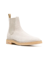 graue Chelsea Boots aus Wildleder von Yeezy