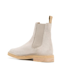 graue Chelsea Boots aus Wildleder von Yeezy