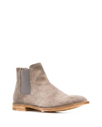 graue Chelsea Boots aus Wildleder von Officine Creative