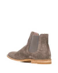 graue Chelsea Boots aus Wildleder von Officine Creative