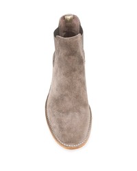 graue Chelsea Boots aus Wildleder von Officine Creative