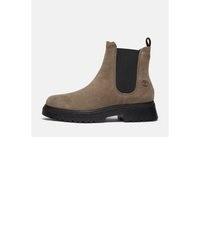graue Chelsea Boots aus Wildleder von Timberland