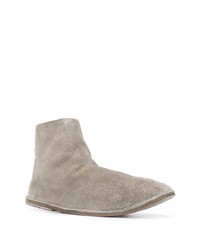 graue Chelsea Boots aus Wildleder von Marsèll