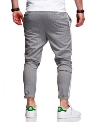 graue Chinohose von behype