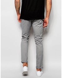 graue Chinohose von Asos