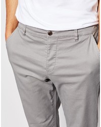 graue Chinohose von Asos