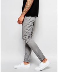 graue Chinohose von Asos