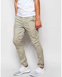 graue Chinohose von Asos