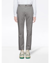 graue Chinohose von Gucci