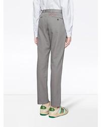 graue Chinohose von Gucci