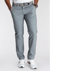 graue Chinohose von DELMAO