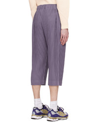 graue Chinohose von Homme Plissé Issey Miyake