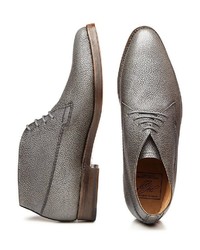 graue Chukka-Stiefel aus Leder von Heinrich Dinkelacker