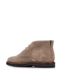 graue Chukka-Stiefel aus Wildleder von Tod's