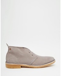 graue Chukka-Stiefel aus Wildleder von Jack and Jones