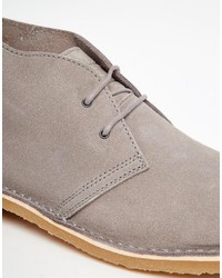 graue Chukka-Stiefel aus Wildleder von Jack and Jones