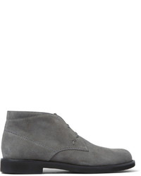 graue Chukka-Stiefel aus Wildleder von Tod's