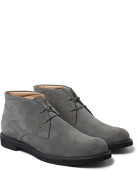 graue Chukka-Stiefel aus Wildleder von Tod's