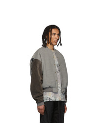 graue Collegejacke von Fear Of God