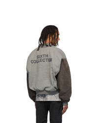 graue Collegejacke von Fear Of God