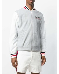 graue Collegejacke von Moncler