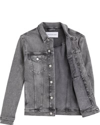 graue Cord Jeansjacke von Calvin Klein Jeans