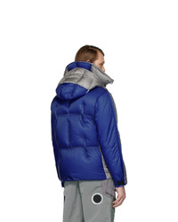 graue Daunenjacke von Moncler Genius