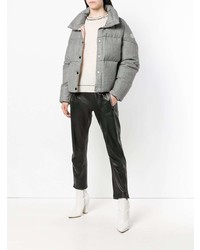 graue Daunenjacke von Moncler