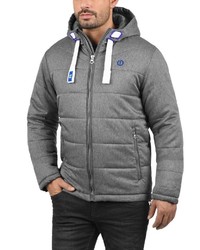 graue Daunenjacke von Solid