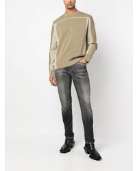 graue enge Jeans von Diesel