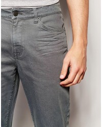 graue enge Jeans von Asos