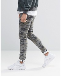 graue enge Jeans von Asos