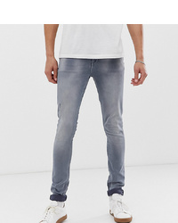 graue enge Jeans von ASOS DESIGN