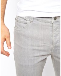 graue enge Jeans von Asos