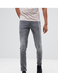 graue enge Jeans von BLEND