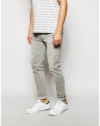 graue enge Jeans von Asos