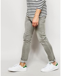 graue enge Jeans von Asos