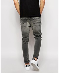 graue enge Jeans von Asos