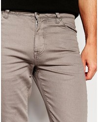 graue enge Jeans von Asos