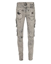 graue enge Jeans von Cipo & Baxx