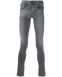 graue enge Jeans von Dondup