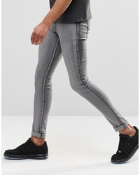 graue enge Jeans von Dr. Denim