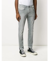 graue enge Jeans von Dondup