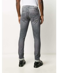 graue enge Jeans von Dondup