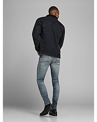 graue enge Jeans von Jack & Jones