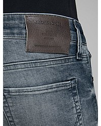 graue enge Jeans von Jack & Jones